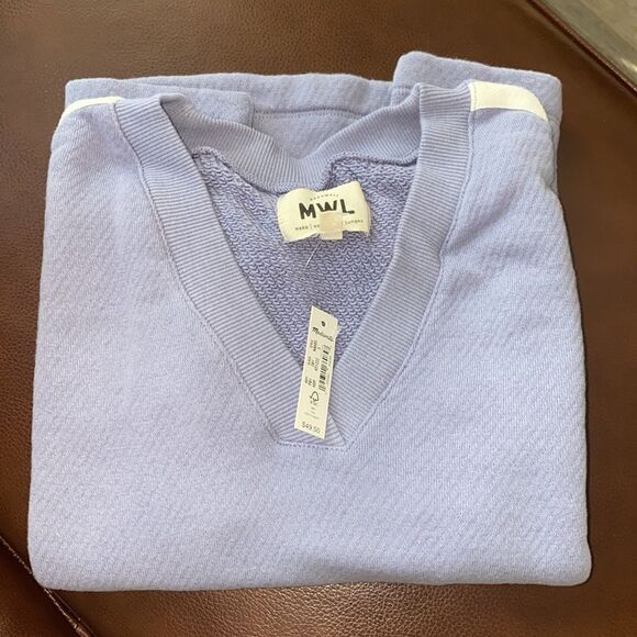 Madewell Sweatshirt Tee Violet color - Picture 5 of 5